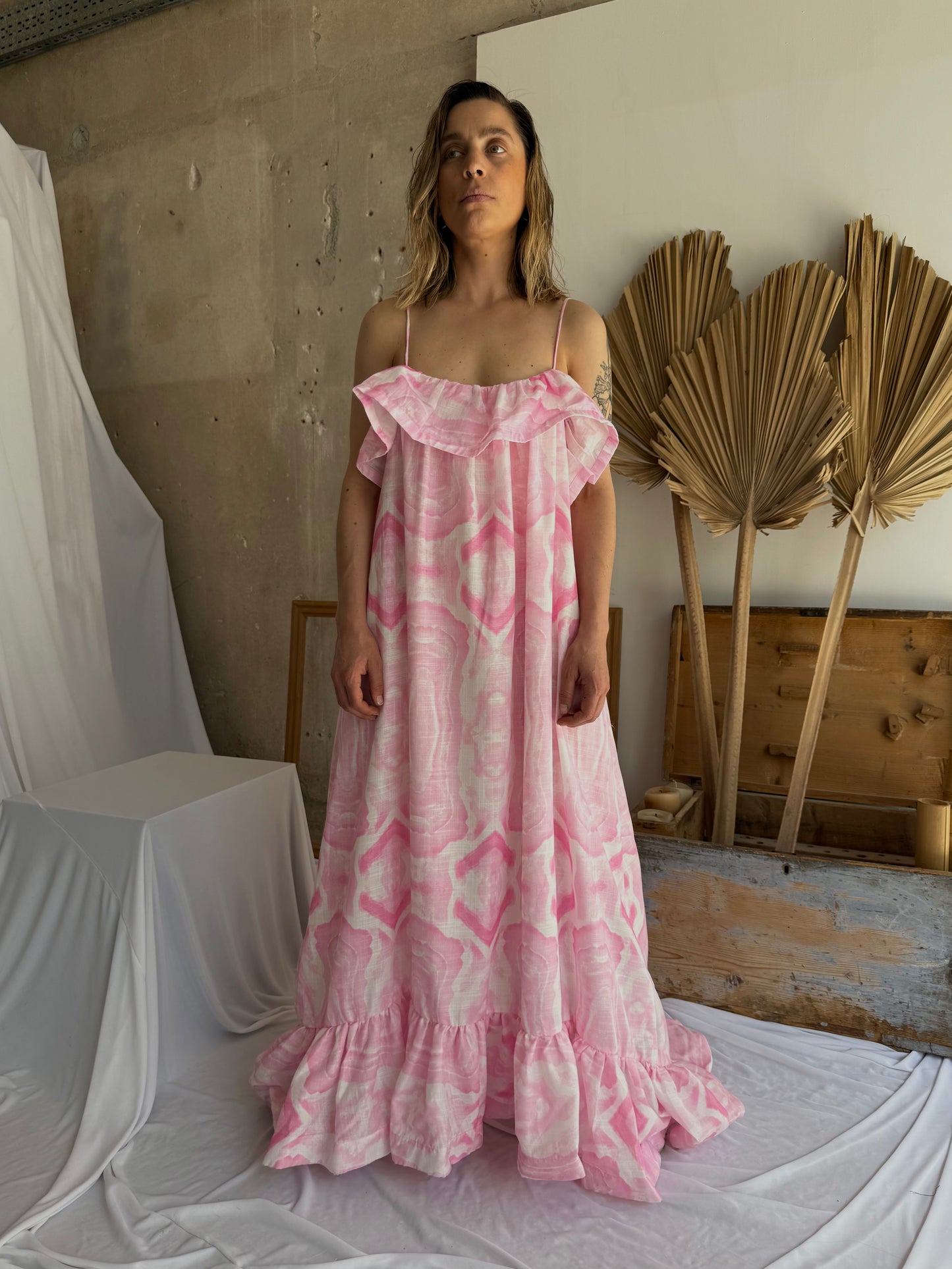Kirby Pink Dress