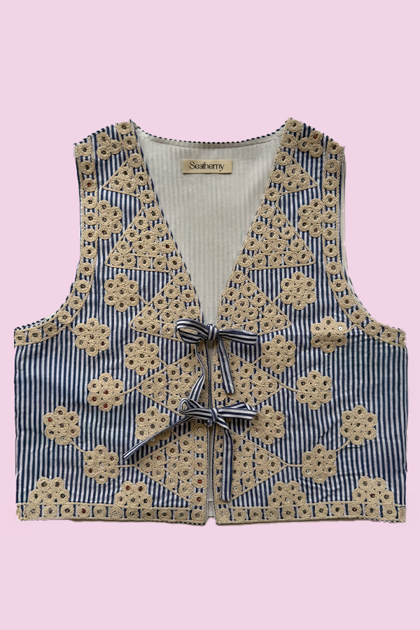 Shanti Blue Vest